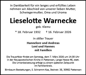 Lieselotte Warnecke