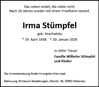 Irma Stümpfel