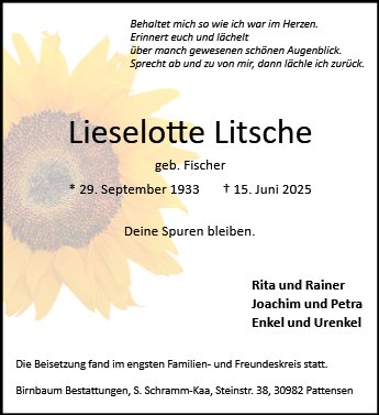 Lieselotte Litsche
