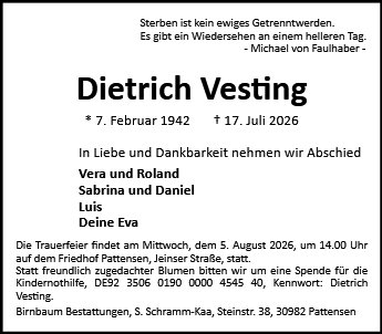 Dietrich Vesting