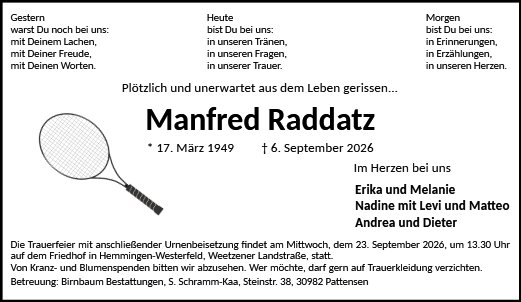 Manfred Raddatz
