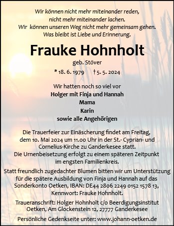 Frauke Hohnholt