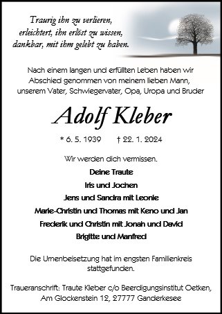Adolf Kleber