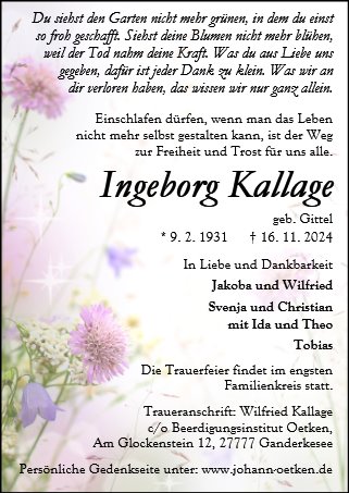 Ingeborg Kallage