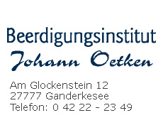 Beerdigungsinstitut Johann Oetken