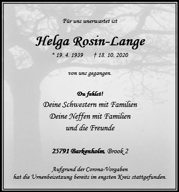 Helga Rosin-Lange