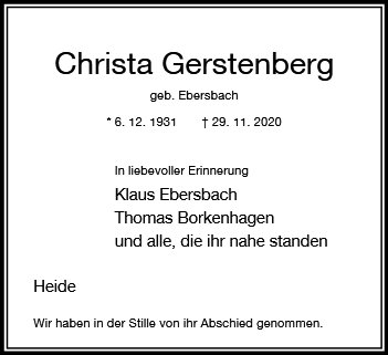 Christa Gerstenberg