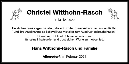 Christel Witthohn-Rasch
