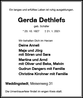 Gerda Dethlefs