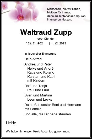 Waltraud Zupp