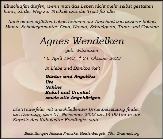 Agnes Wendelken