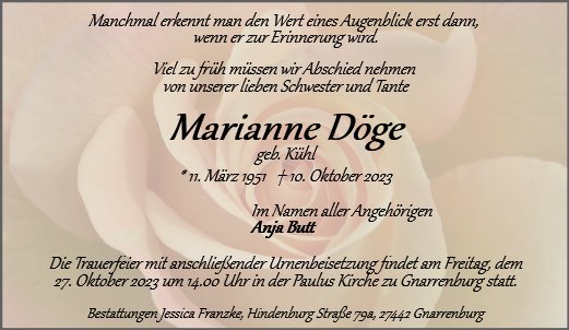 Marianne Döge