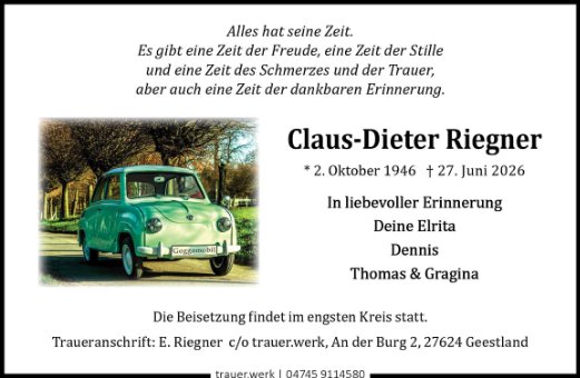Claus-Dieter Riegner