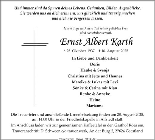 Ernst Albert Karth