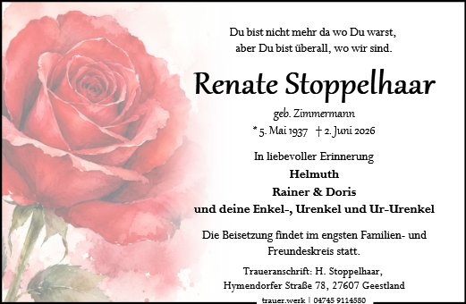 Renate Stoppelhaar