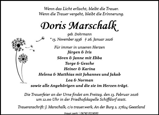 Doris Marschalk