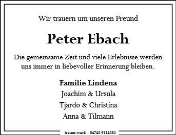 Peter Ebach