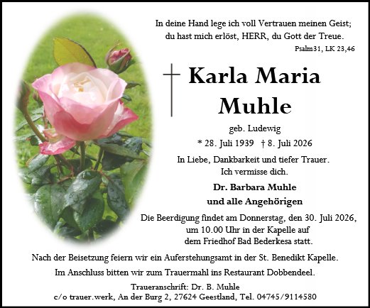 Karla Maria Muhle