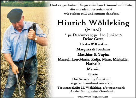 Hinrich Wöhleking