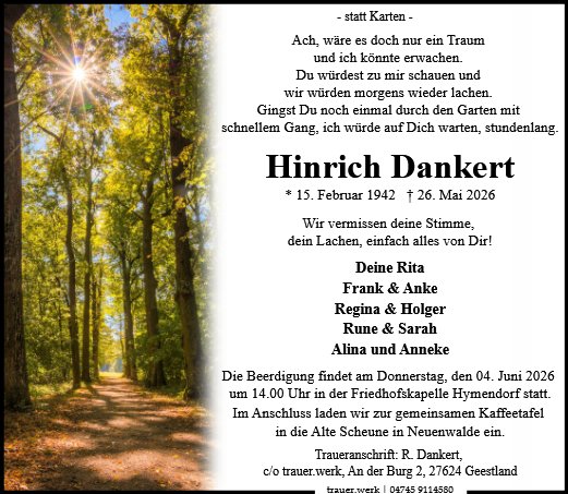 Hinrich Dankert