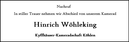 Hinrich Wöhleking