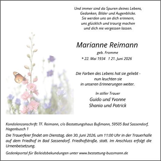 Marianne Reimann 