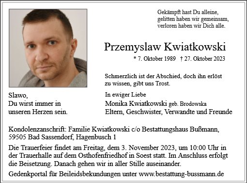 Przemyslaw Kwiatkowski
