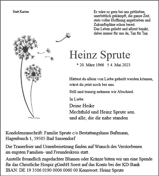 Heinz Sprute 