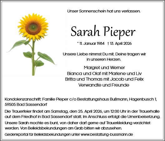 Sarah Pieper 