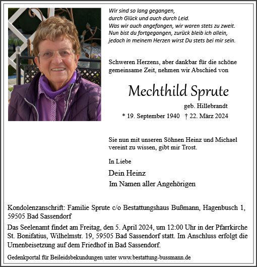 Mechthild Sprute 