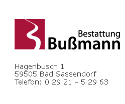 Bestattung Bußmann 