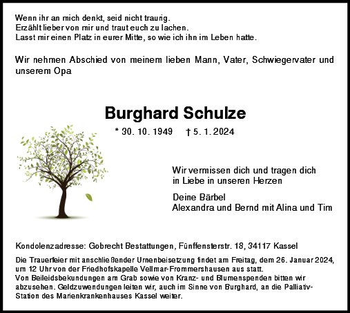 Burghard Schulze