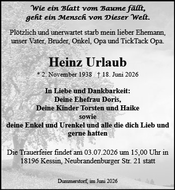 Heinz Urlaub