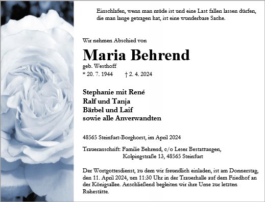 Maria Behrend