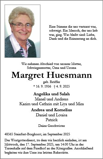 Margret Huesmann