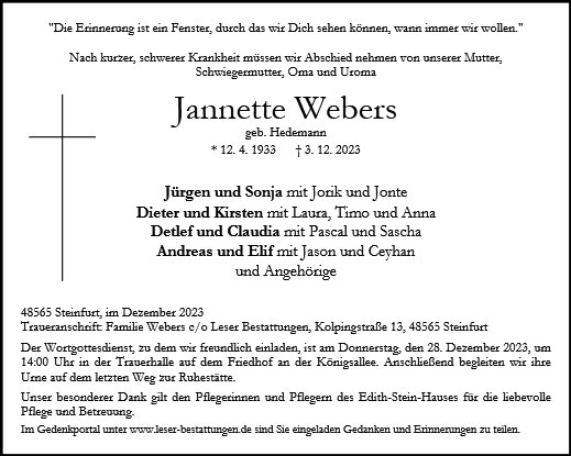 Jannette Webers
