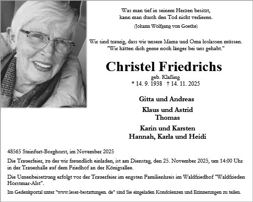 Christel Friedrichs