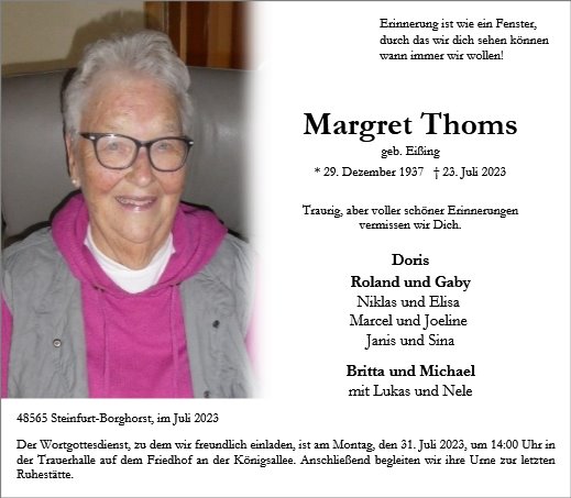 Margret Thoms