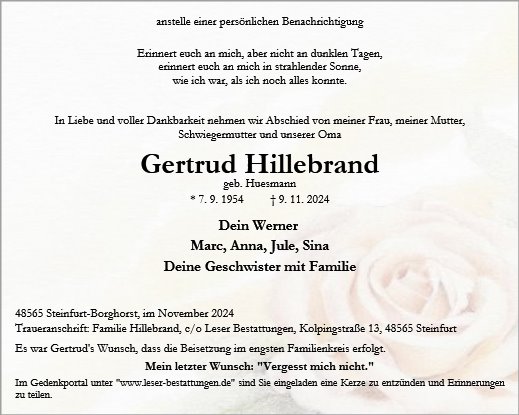 Gertrud Hillebrand