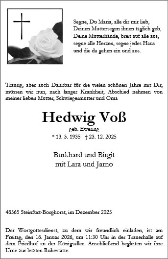 Hedwig Voß