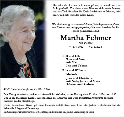 Martha Fehmer