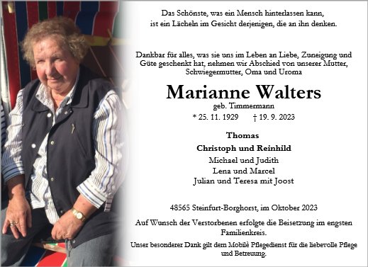Marianne Walters