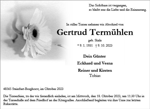 Gertrud Termühlen