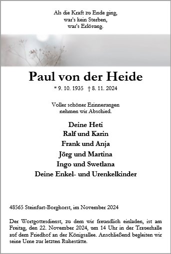 Paul von der Heide