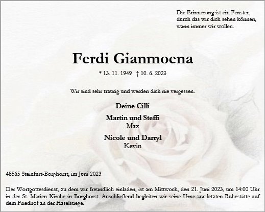 Ferdinand Gianmoena