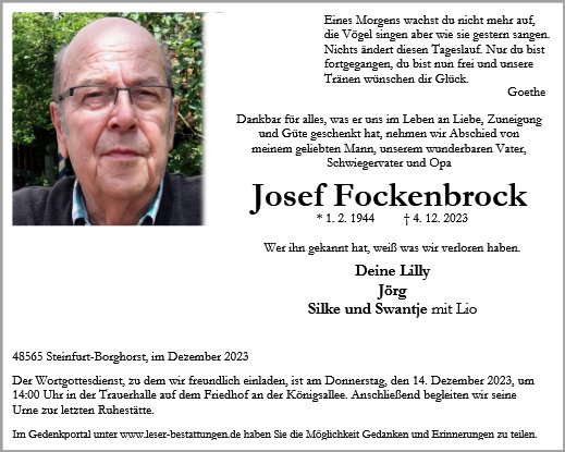 Josef Fockenbrock