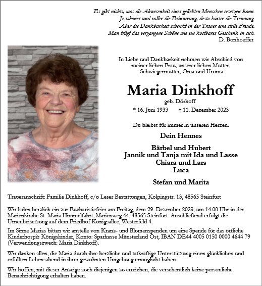 Maria Dinkhoff