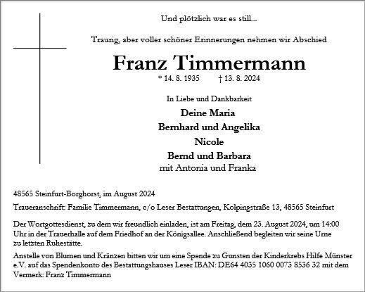 Franz Timmermann