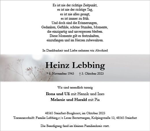 Heinrich Lebbing
