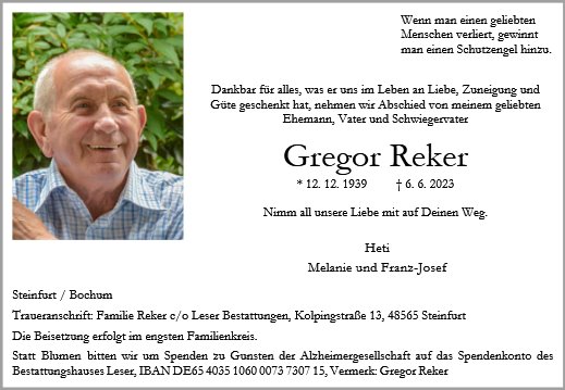 Gregor Reker